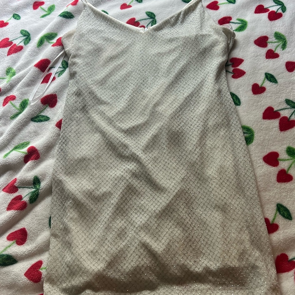 Darling White Nylon Blend Fabric